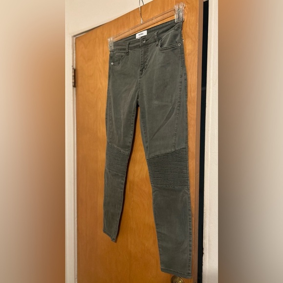 pistola Denim - Pistola Green Skinny Moto-Style Jeans
